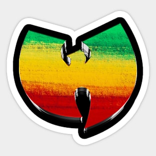 Wutang 3D Reggae Sticker